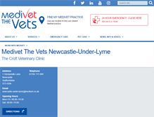 Tablet Screenshot of croftvets.com